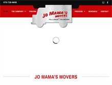 Tablet Screenshot of jomamasmovers.com